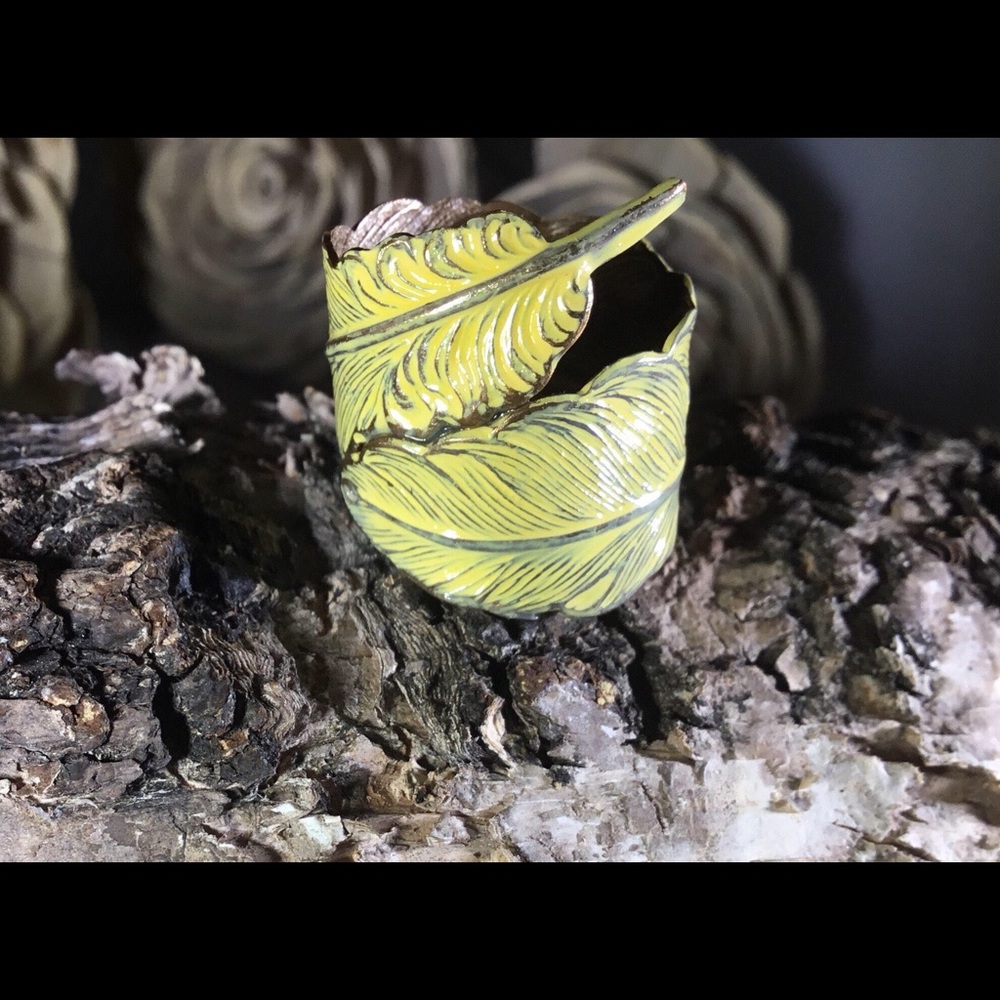 Feather Wrap Ring - Adjustable - Picture 4 of 4